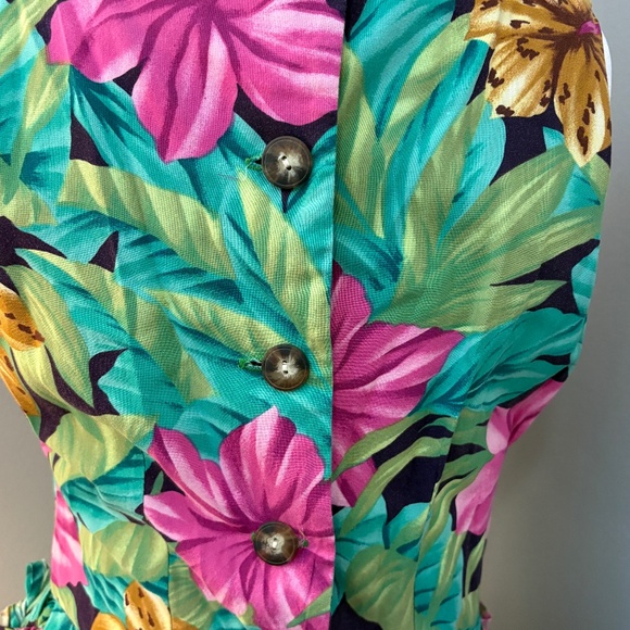 Vintage Clues Tropical Sundress - Picture 8 of 13